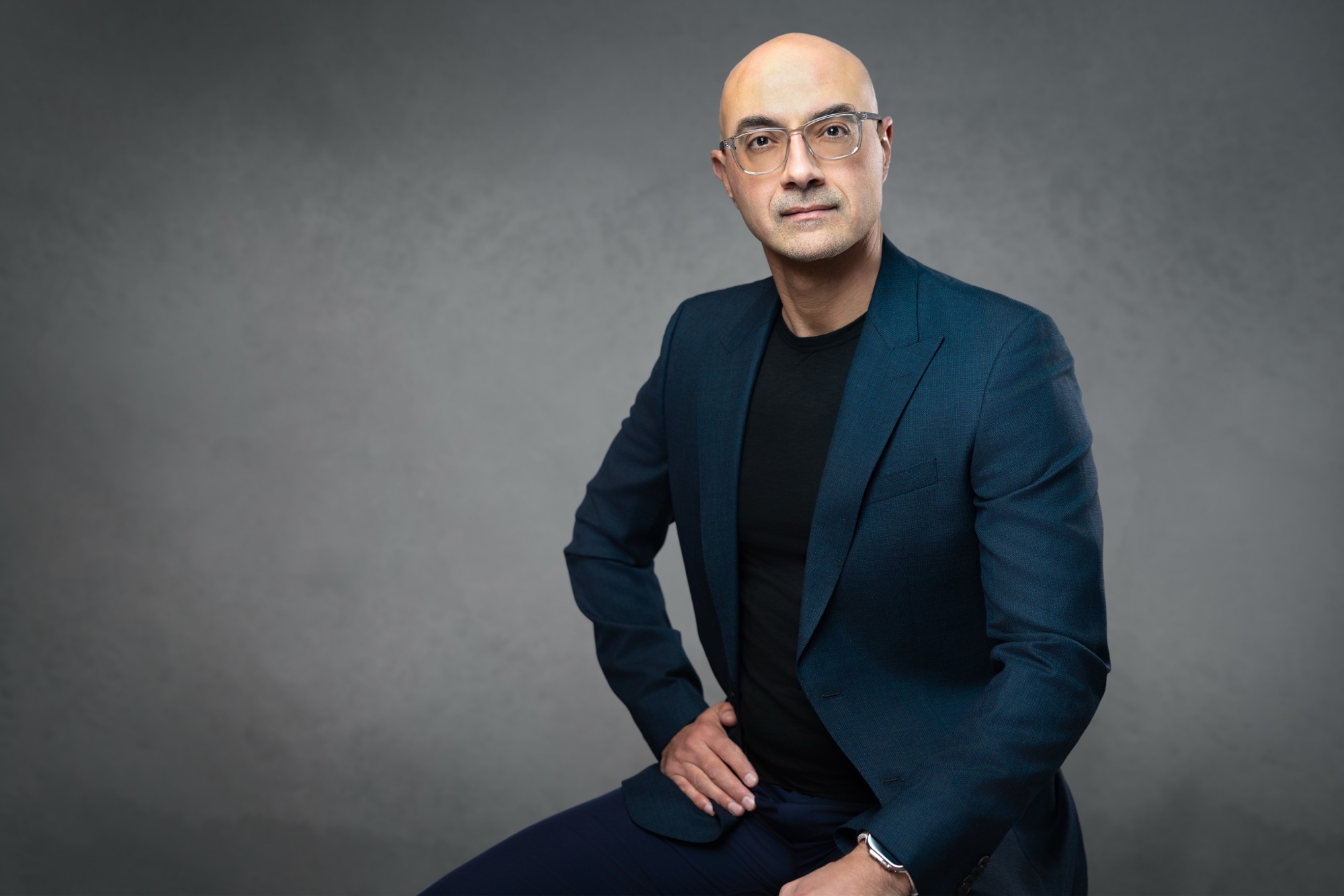 Dr. M. K. Jarbou photographed as a physician author for The Reserve System.